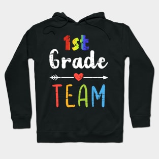 1st Grade Team Back To School Student Teacher Squad Hoodie